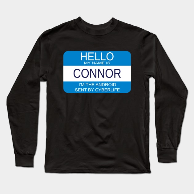 Connor, the Android sent by CyberLife Long Sleeve T-Shirt by Maeden